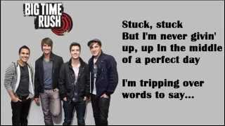 Stuck  Big Time Rush Lyrics [upl. by Kennith]