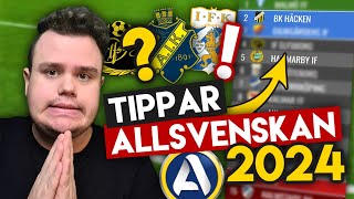 Tippar Allsvenskan 2024 fyra månader för tidigt [upl. by Annoda781]