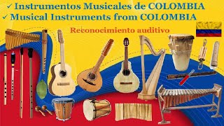 🌎 Instrumentos Musicales de COLOMBIA Instruments Musical from COLOMBIA [upl. by Yve]