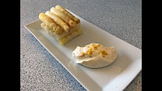 Asperges sauce mousseline [upl. by Bar]