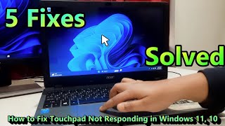 How to Fix Touchpad Not Responding in Windows 11 10 [upl. by Adroj]