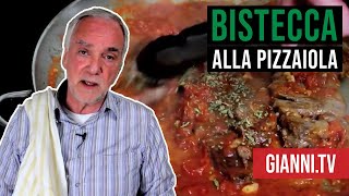 Bistecca alla Pizzaiola Italian Recipe  Giannis North Beach [upl. by Harlen]