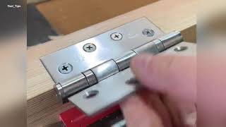 How to Install Door Hinges  Very Easy Method [upl. by Neel1]