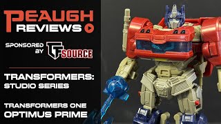 Video Review Transformers Studio Series  Transformers One Deluxe OPTIMUS PRIME [upl. by Tennes]