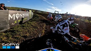 GoPro Jago Geerts 2022 FIM MX2 Round 1 Matterley Basin Qualifying Moto [upl. by Jessy]