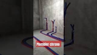 Installation plomberie chauffage central avec plombier chrono اعمال التدفئة المركزية و الترصيص [upl. by Marlea589]