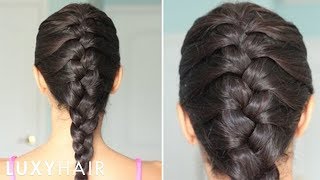 How To Basic French Braid [upl. by Annavoeg]