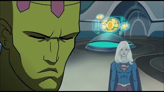 DC Legión De SuperHéroes 2023  Supergirl Escucha a Brainiac 5 y Dice La Verdad  Español Latino [upl. by Rus]