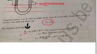 4 TAT OEFENING Hydrostatica Uvormige buis [upl. by Eidaj954]