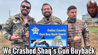 We Get Kicked Out of Shaq’s Gun Buyback [upl. by Lenahtan]