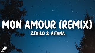 zzoilo Aitana  Mon Amour Remix LetraLyrics [upl. by Xever]