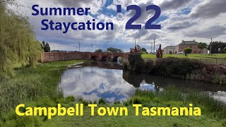 Summer Staycation 2022 Vlog 1  Campbell Town Tasmania [upl. by Aiclid527]