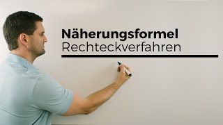 Näherungsformel zum Rechteckverfahren Numerische Integration  Mathe by Daniel Jung [upl. by Teri161]