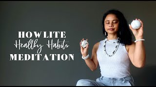 Howlite Meditation for Healthy Habits [upl. by Idonah]