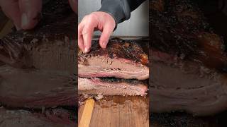 The Spaceman Knives Triton Brisket Slicer practically fell through this Beutler Beef Brisket [upl. by Hanafee]