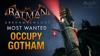 Batman Arkham Knight  Occupy Gotham Militia Watchtowers [upl. by Montford]