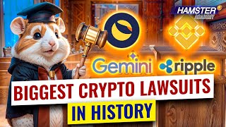 From Gemini to Ripple Top crypto lawsuits you need to know ⚡️ Hamster Academy [upl. by Melisse702]