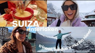 VAMOS A SUIZA CON GOOGLE 🤩 paisajes de infarto trineos muy pro y mi día a día rodeada de nieve [upl. by Nednarb]