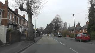 Driving Along Bath Road Commandery Road amp Sidbury Worcester Worcestershire England [upl. by Ahsenrac]