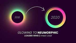 CSS Neumorphism Gradient Loader Animation Effects  Html CSS [upl. by Sale]