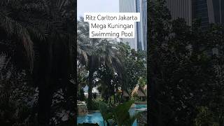 Ritz Carlton Jakarta Mega Kuningan Swimming Pool • Jogging Track Overview [upl. by Siuraj]