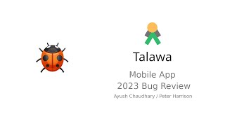 Talawa Mobile App  2023 Bug Review [upl. by Livvie23]