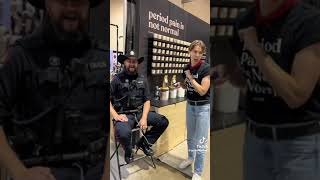 pms pain simulator male cop learns what cramps feel like [upl. by Elson524]