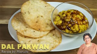 How to make Dal Pakwan  Sindhi Dal Pakwan  Dal Pakwan breakfast  Spicy Dal Pakwan [upl. by Remled]