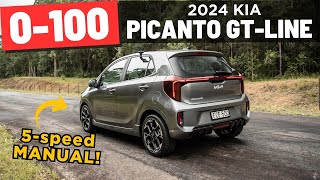 2024 Kia Picanto GTLine manual review 0100 amp POV test drive [upl. by Danielle]