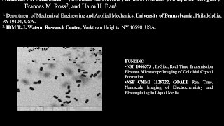 2014 Microscopy amp Microanalysis  Radiolysis during Liquid Cell Electron Microscopy [upl. by Ahsillek]