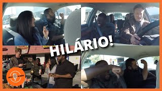 ICE CUBE KEVIN HART E CONAN OBRIEN AJUDAM UMA MOTORISTA INICIANTE HILÁRIO  LEGENDADO [upl. by Arriaes]