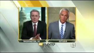 JORGE RAMOS entrevista a ÁLVARO URIBE VÉLEZ [upl. by Bernt81]