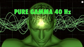 Pure Gamma Waves 40 Hz For Peak Concentration 🧘🏼‍♂️ Intense Focus 🎯 Problem Solving 💡 [upl. by Marvin369]