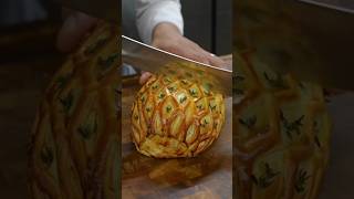 Italian Cooking Skills Pineapple Style Cooking food recipe italianfood cooking shorts [upl. by Adnarem]