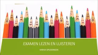 Examen Nederlands  Lezen en Luisteren [upl. by Delmor622]