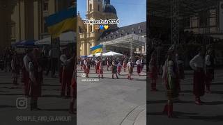 Oktoberfest Trachtenumzug 2024🥨💙💛oktoberfest standwithukraine munich [upl. by Eikkin205]