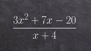 Dividing two polynomials using long division algorithm [upl. by Nojram]