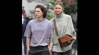 Tom Holland and Zendaya  Relationship  2010  2023 Transformation shorts [upl. by Kwan]