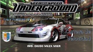 Carrera de Velocidad  Need For Speed Underground [upl. by Yonina]