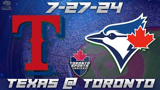 72724 Texas Rangers vs Toronto Blue Jays Game Audio  MLB LIVE Streamcast amp Chat [upl. by Alenas]