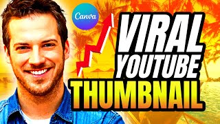 Viral Thumbnail Design for youtube  Canva Tutorial [upl. by Eelrak]