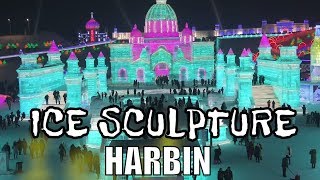 Harbin City China  SNOW amp ICE SCULPTURE [upl. by Enavi]