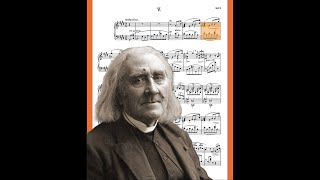 Liszt  Consolation No 5  Animated Sheet Music [upl. by Ennyleuqcaj]