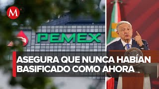 AMLO anuncia que Pemex logró acuerdo con sindicato de trabajadores sobre salarios [upl. by Tezzil]