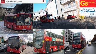 Full Route Visual  London Bus Route 357 Whipps Cross Hospital to Chingford Hatch SK17HHE WS79 [upl. by Leuqar]