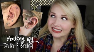 How I Healed My DAITH Piercing  PICTURES [upl. by Enelie]