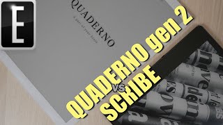 Amazon Kindle Scribe vs Fujitsu Quaderno Gen 2 Writing Comparison [upl. by Guillema]