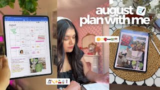 iPad Plan with Me 👩🏻‍💻✨ August 2024 [upl. by Ideih]