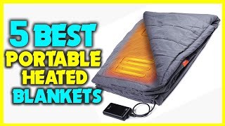 ✅Top 5 Best Portable Heated Blankets Review 2024  Best Electric Blanket for Camping to Buy 2024 [upl. by Niwroc]