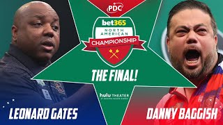 AN ABSOLUTE THRILLER  Baggish v Gates  Final  2022 North American Darts Championship [upl. by Eednil]